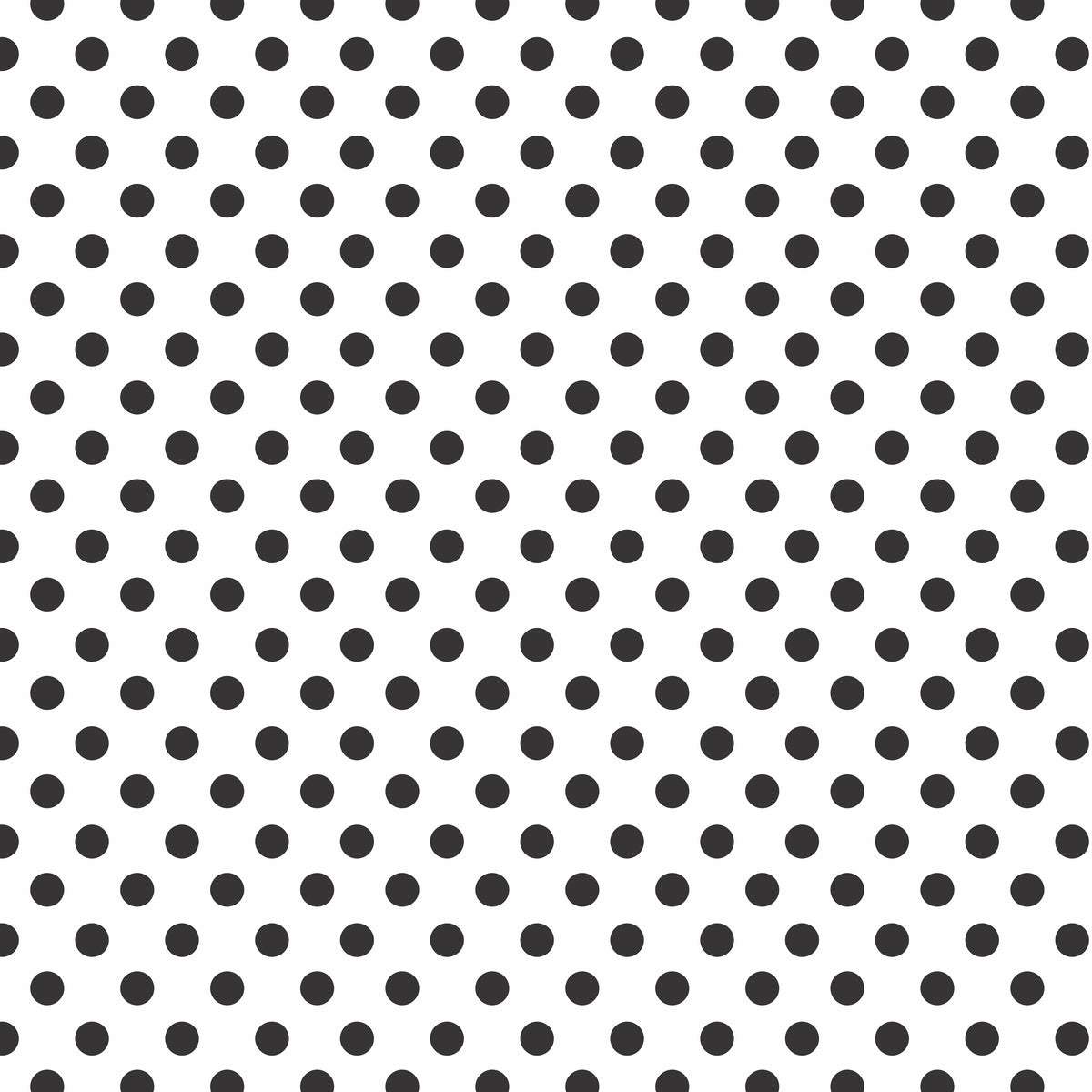 Black Round Patterns on White Fabric E1091 – Jersey Print Factory