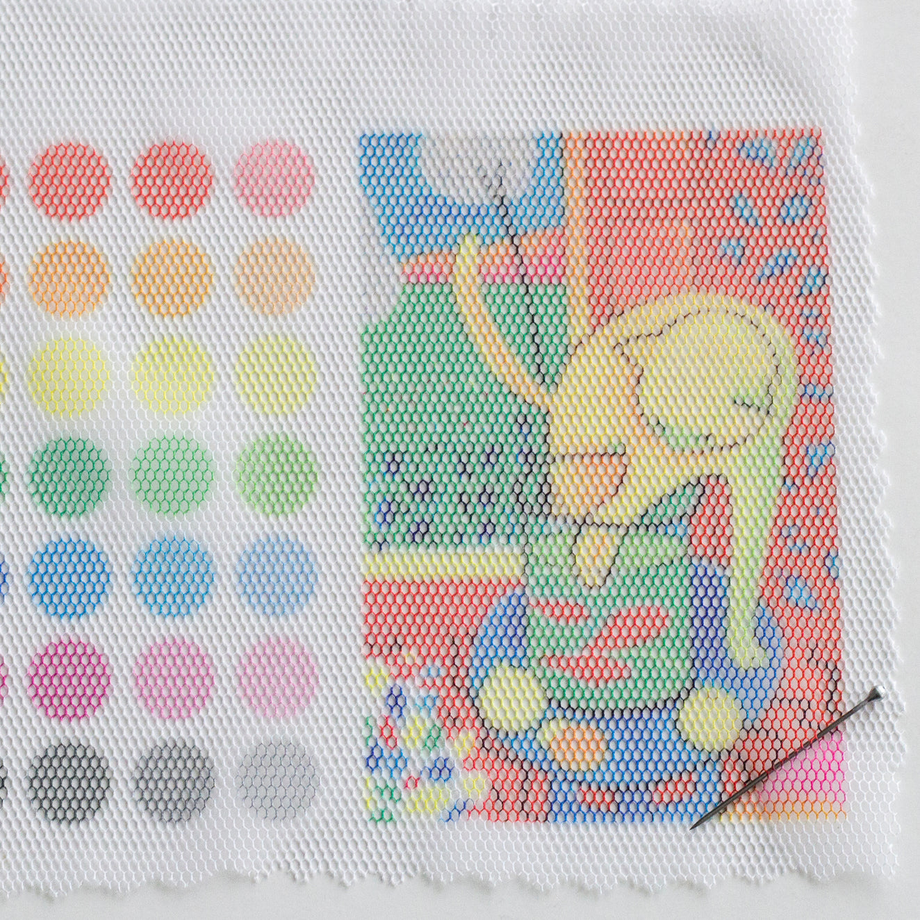 Mesh Print Color Print your own Mesh - Net fabric – Jersey Print Factory
